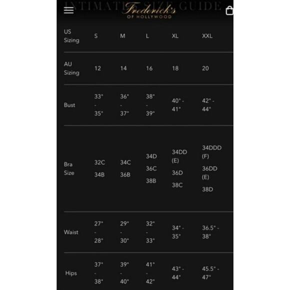 Frederick's of Hollywood Extreme Push-Up Black Lace Teddy - S - Picture 5 of 5